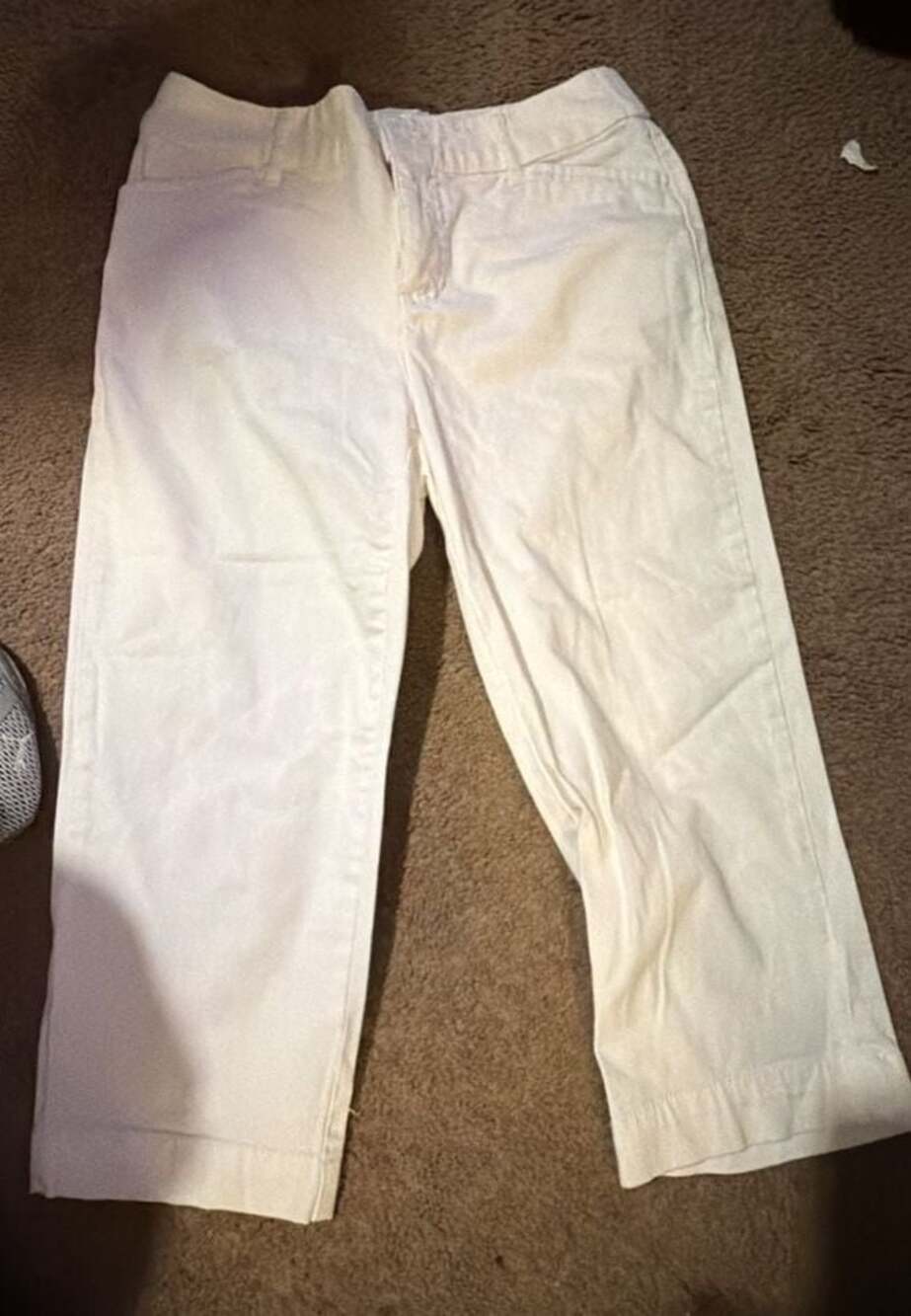 St John's Bay White Capri Pants Size 2